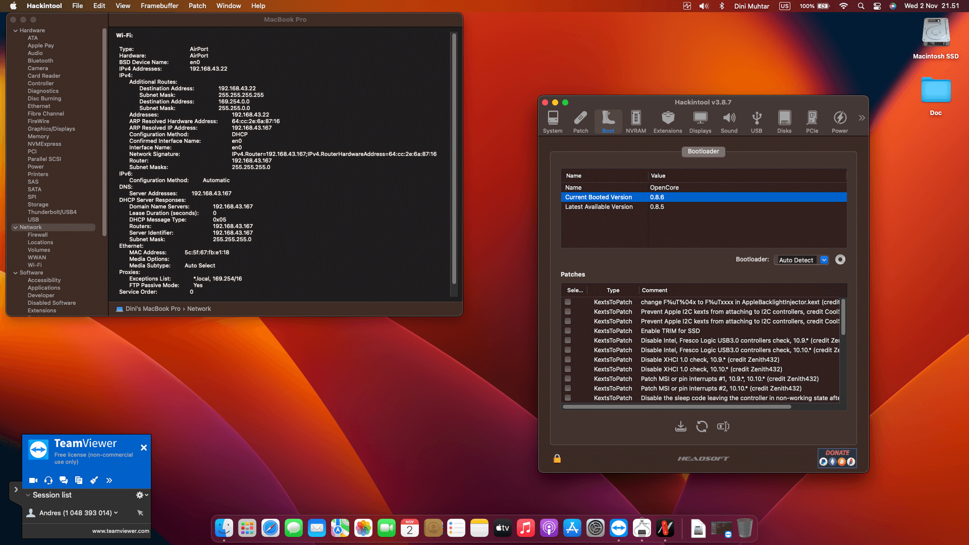 Dell XPS 13 9360 2nd [KabyLake R   Intel UHD 620 + I2C]   OpenCore 8